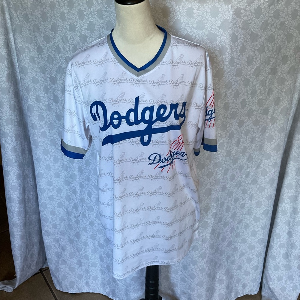 White and Blue Dodgers Jersey